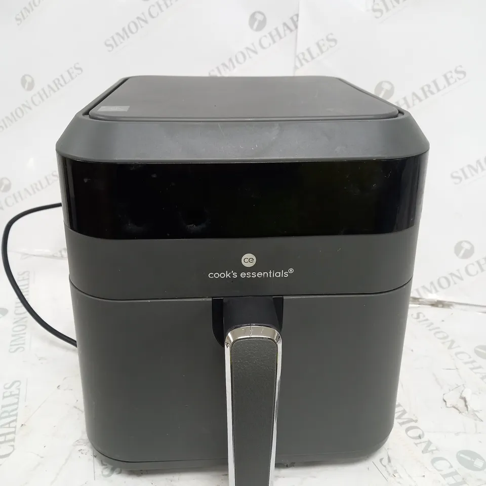 COOK'S ESSENTIALS 5.8L AIR FRYER IN SLATE GREY