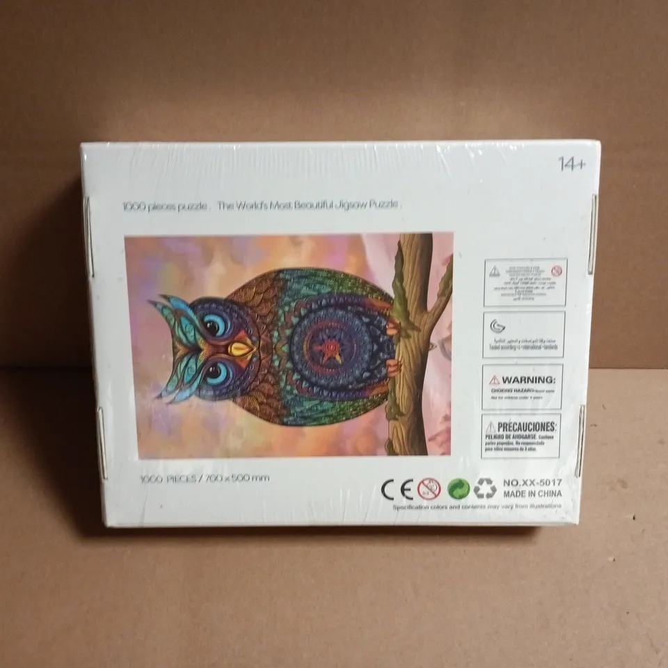 SEALED OWL PUZZLE 1000-PECE JIGSAW PUZZLE