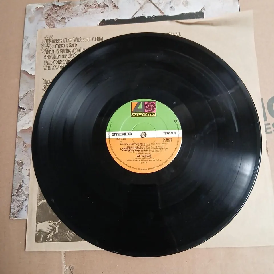 LED ZEPPELIN IV – ATLANTIC VINYL LP (1971)