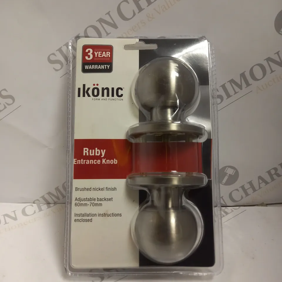 6 X SEALED IKONIC RUBY ENTRANCE KNOBS 