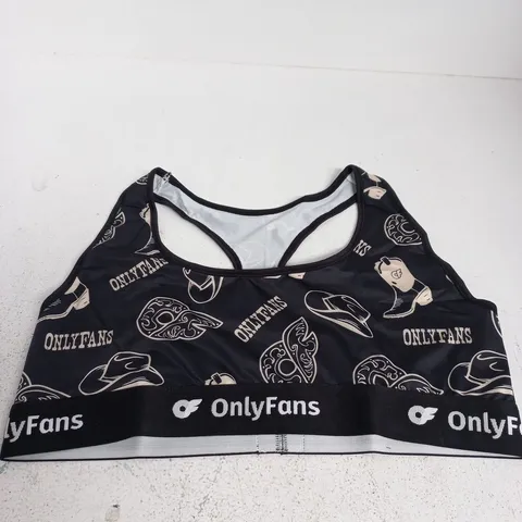ONLYFANS BRANDED WOMEN'S SPORTS BRA – UK XXL 
