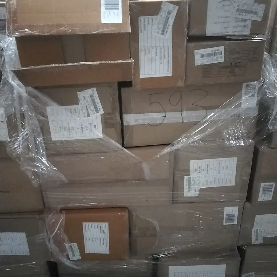 A PALLET TO CONTAIN APPROXIMATELY 100 BRAND NEW DESIGNER WOMEN'S CLOTHES WHICH INCLUDE; JD WILLIAMS SKIRTS, TOPS, ETC