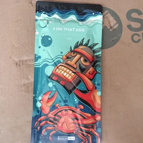 BAGGED ON THAT ASS TIKI REGULAR SOCKS SIZE 43-46