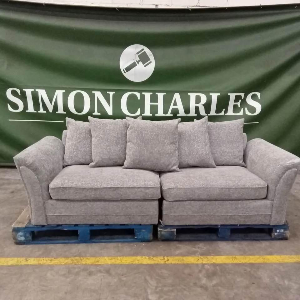 DURY CHUNKY WEAVE 4 SEATER SCATTERBACK SOFA RRP £699