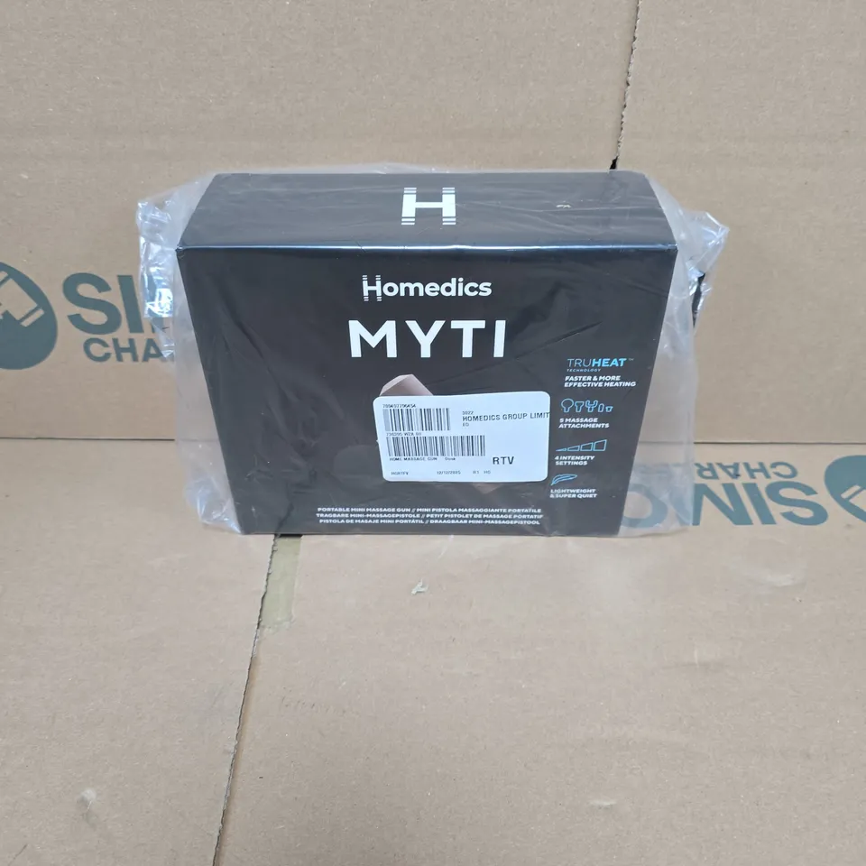 BOXED HOMEDICS MYTI PORTABLE MINI MASSAGER