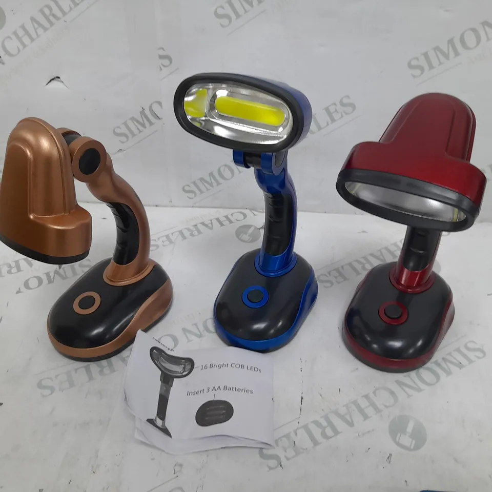 BOXED SFIXX SET OF 3 FOLDING TABLE LAMPS