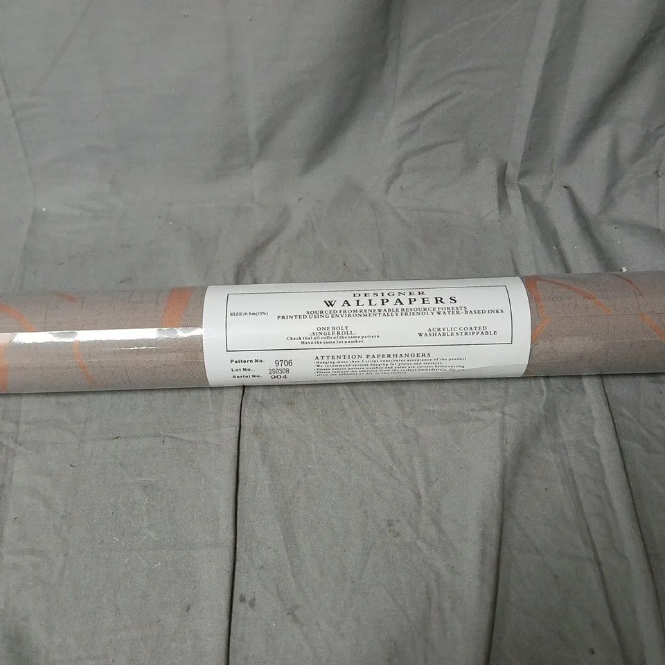 DESIGNER WALLPAPERS – ONE BOLT (SINGLE ROLL), 9.5M, ACRYLIC COATED WASHABLE