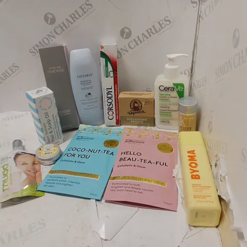 LOT OF BEAUTY PRODUCTS TO INCLUDE CERAVE HYDRATING CLEANSER, BODY WASH, ETC