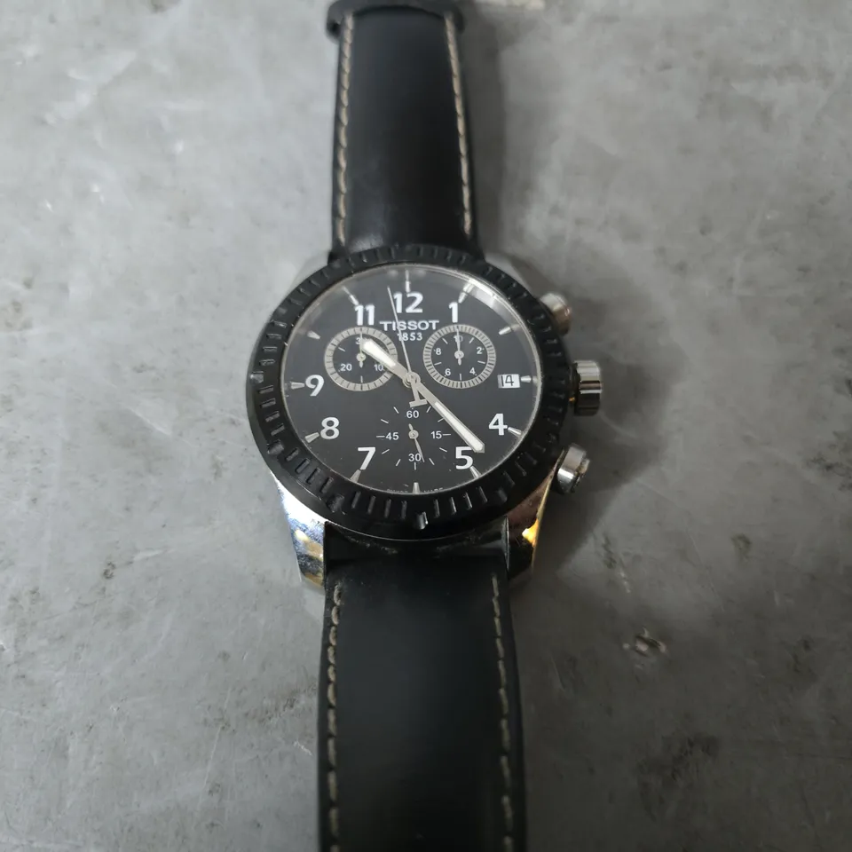 TISSOT 1853 LEATHER STRAP CLASSIC WATCH