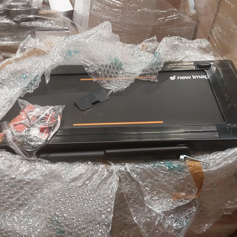 PALLET CONTAINING A LARGE QUANTITY OF ASSORTED NEW IMAGE EXERCISE EQUIPMENT INCLUDING FITT MILL SMART BLUETOOTH TREADMILL & WALKING PADS ECT