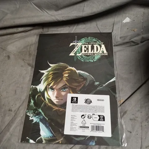 BOX OF APPROXIMATELY 35 THE LEGEND OF ZELDA TEARS OF THE KINGDOM POSTER 