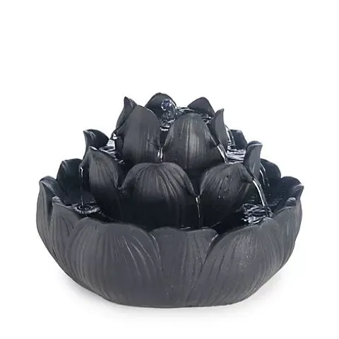 JM BY JULIEN LOTUS FLOWER INDOOR WATER FEATURE