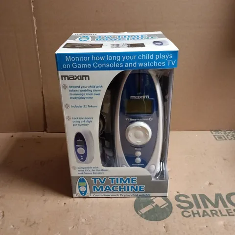 MAXIM TV TIME MACHINE BLUE BOXED