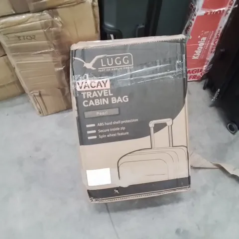 BOXED LUGG - VACAY TRAVEL CABIN BAG PEARL