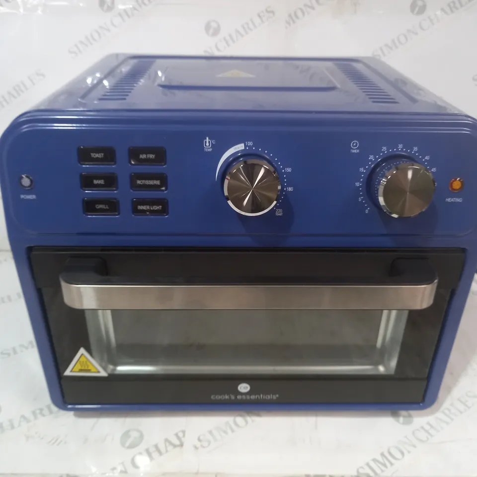 BOXED COOK'S ESSENTIAL 21-LITRE AIRFRYER OVEN IN NAVY 