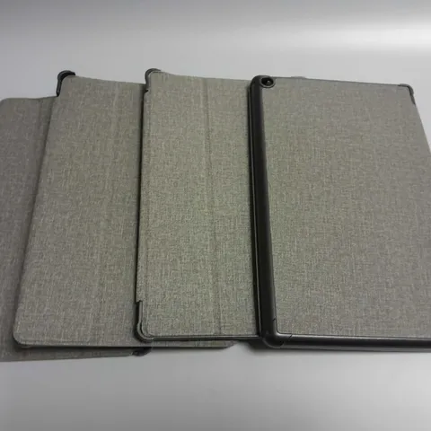 LOT OF 4 GREY FOLIO TABLET CASES