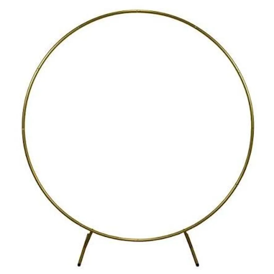 BOXED WEDDING MOONGATE ARCH 200CM - GOLD