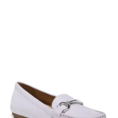 NATURALIZER BLUE DEMUR BIT SLIP-ON WAVE LILAC SUEDE SHOES
