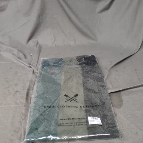 BAGGED CREW CLOTHING COMPANY WOOL SCARF GREEN STRIPE ONE SIZE