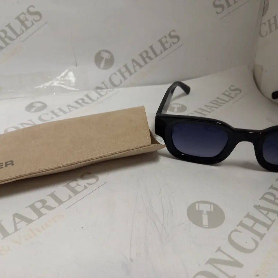 MELLER GM-TUTAZURE BLACK FRAMED SUNGLASSES 