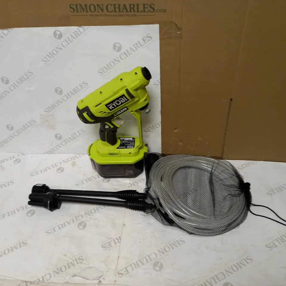 RYOBI 18V ONE+ CORDLESS 18V POWER WASHER 