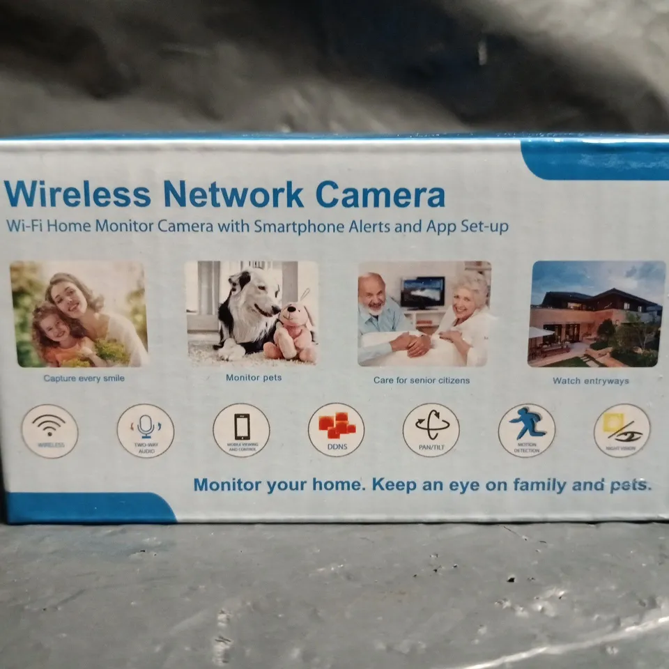 BOXED UNBRANDED WIRELESS NETWORK CAMERA