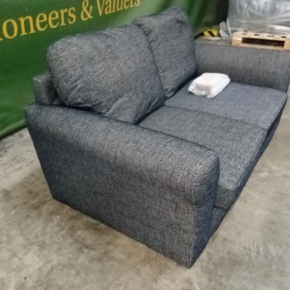 BAILEY 2 SEATER FABRIC SOFA - NAVY RRP £579