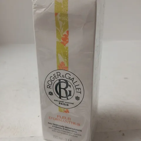 SEALED ROGER & GALLET FLEUR D'OSMANTHUS FRAGRANT WATER 100ML