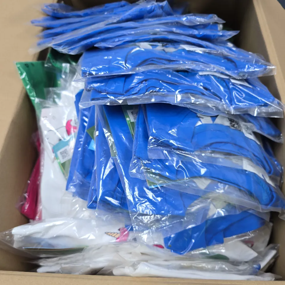 APPROXIMATELY 125 ASSORTED BRAND NEW REGATTA CHILDRENS CLOTHING ITEMS IN VARIOUS SIZES, STYES & COLOURS TO INCLUDE ANIMAL PRINT T SHIRTS