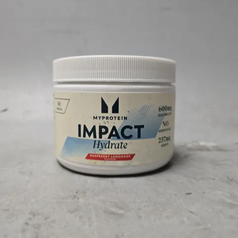 MY PROTEIN IMPACT HYDRATE RASPBERRY LEMONADE FLAVOUR 272G