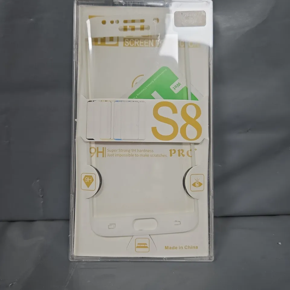 BOX OF APPROXIMATELY 40 4D GLASSES SCREEN PROTECTOR FOR WHITE S6 EDGE 