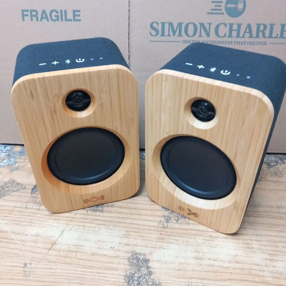 PAIR OF MARLEY GET TOGETHER DUO EM-JA019 SPEAKERS