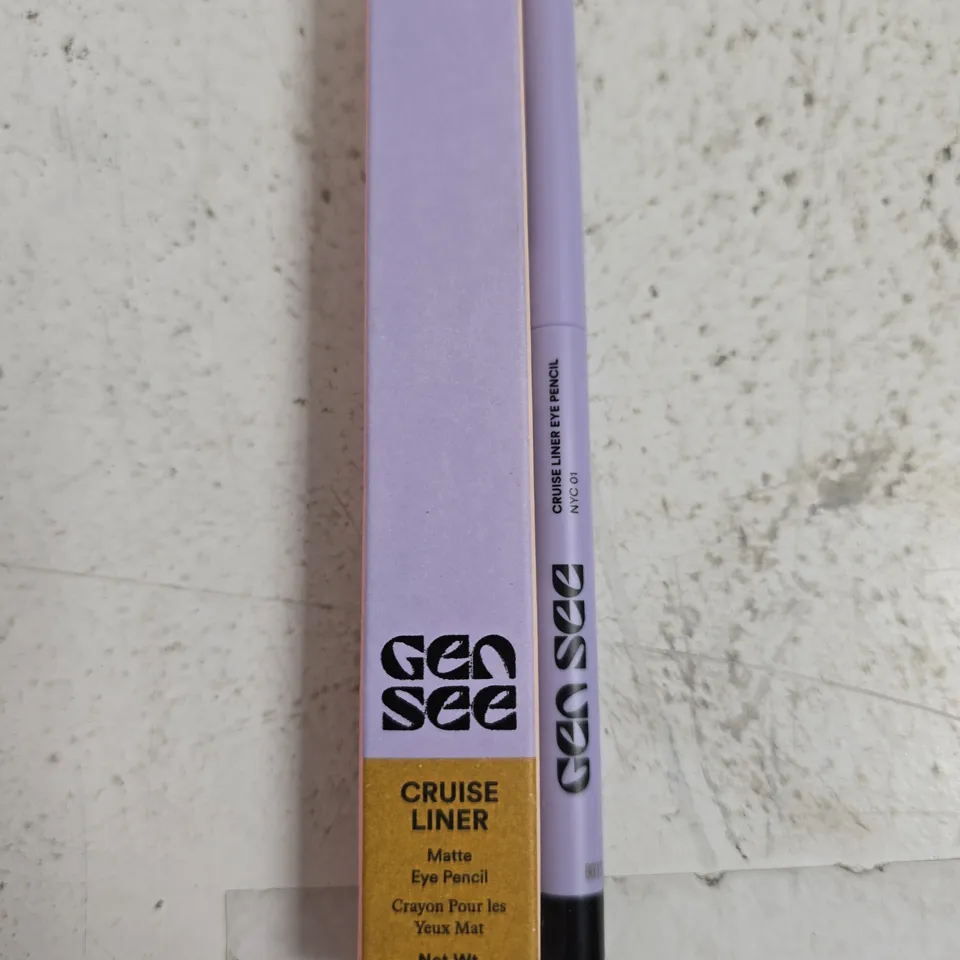GEN SEE CRUISE LINER MATTE EYE PENCIL – NYC 01 (PURPLE BOX)