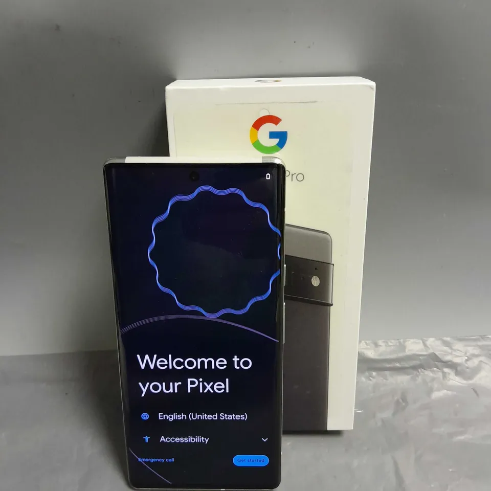 BOXED GOOGLE PIXEL 6 PRO IN WHITE 