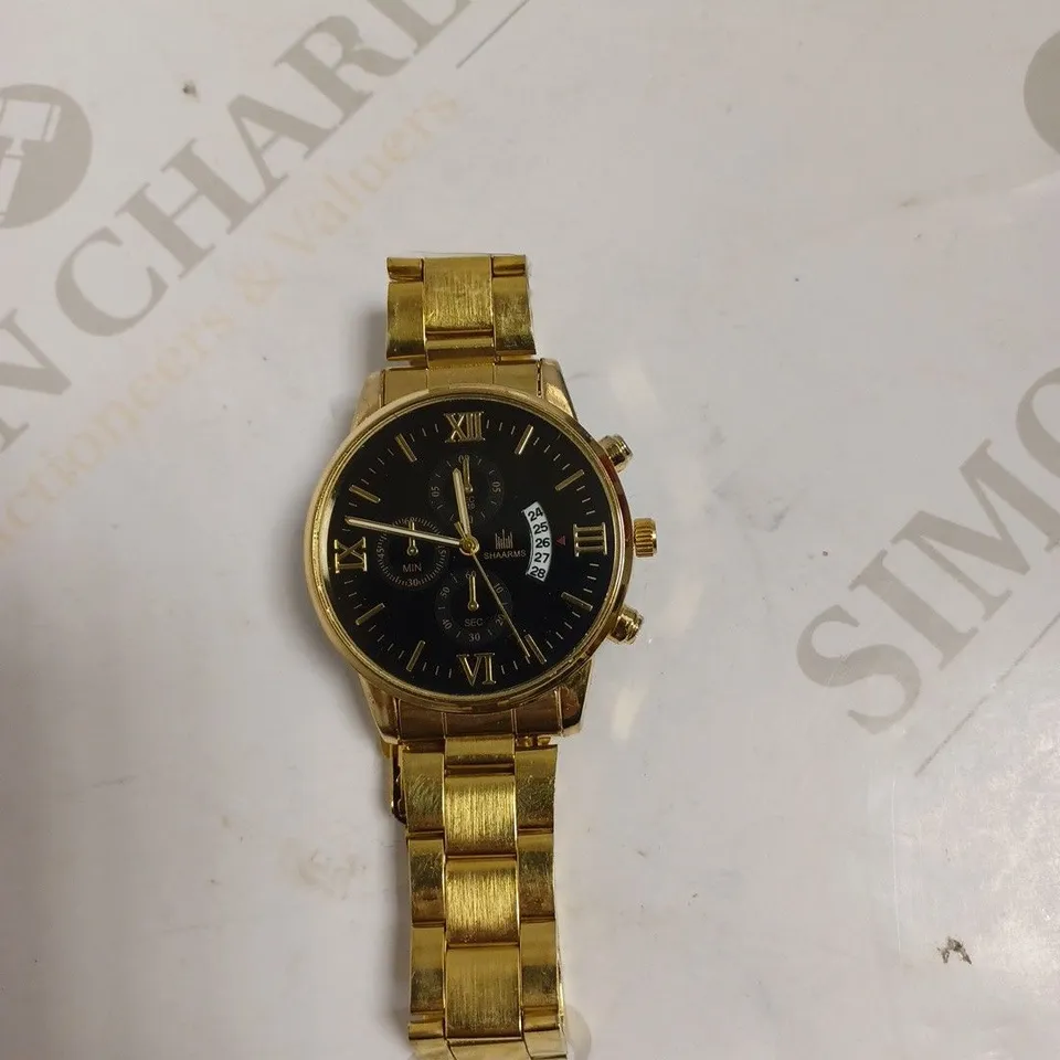 SHAARMS GOLD MENS WATCH