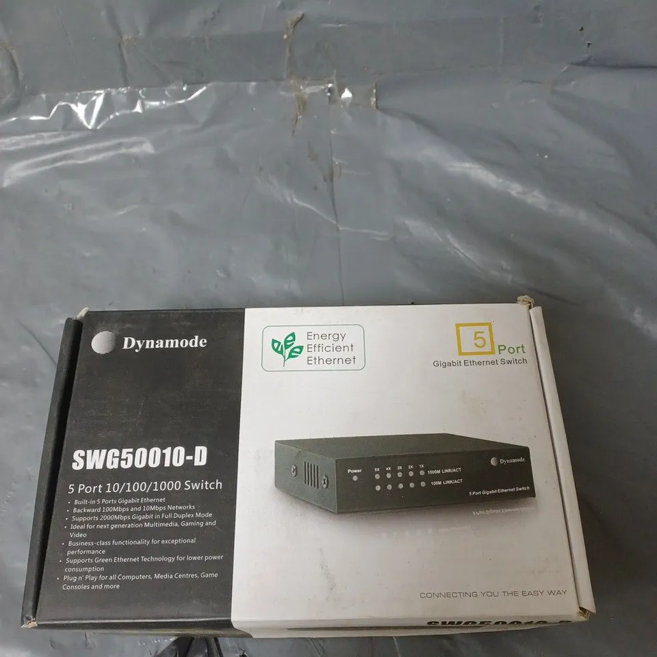 DYNAMODE 5 PORT GIGABIT SWITCH 10/100/1000MBPS