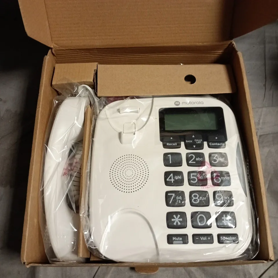 BOXED MOTOROLA FW500 EMERGENCY BACK-UP LINE TELEPHONE 