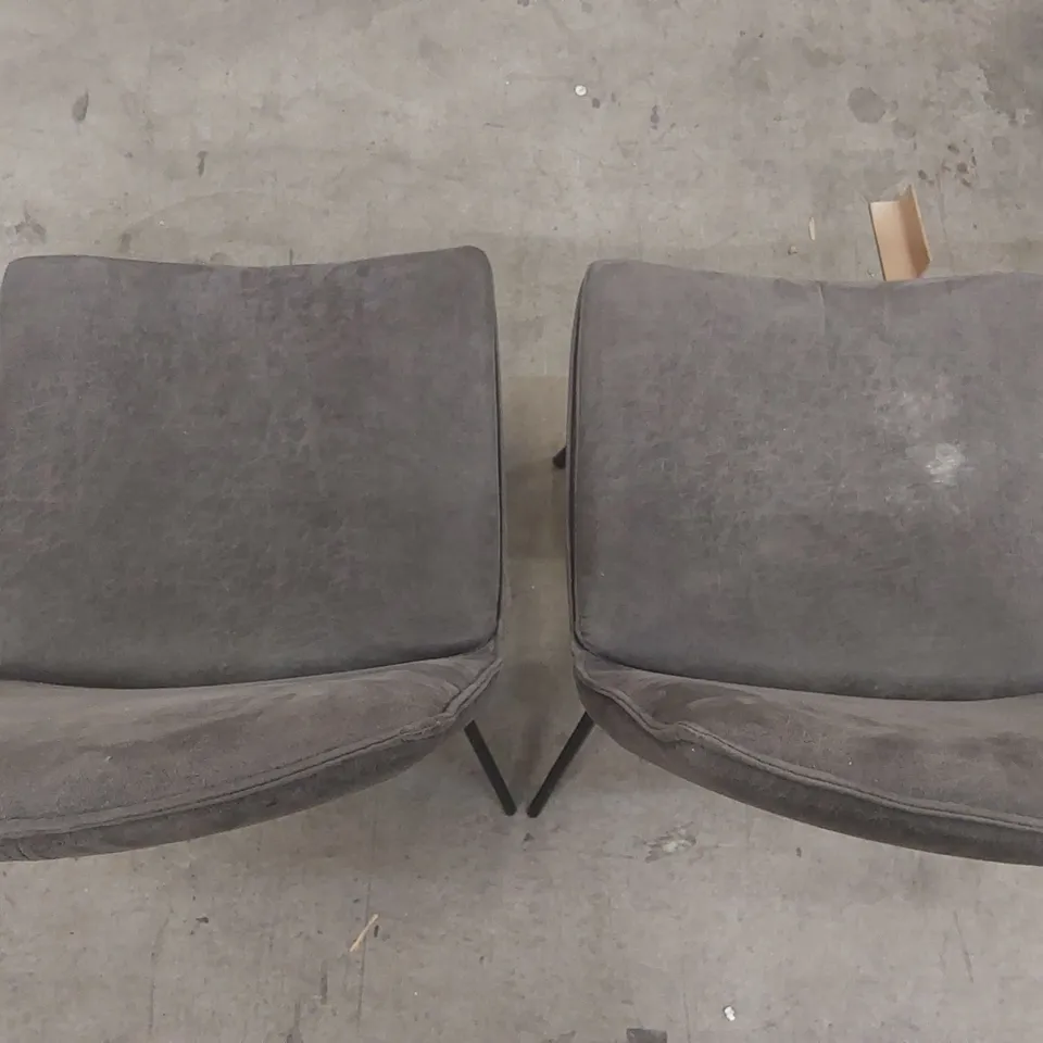 PAIR OF GALLERY DIRECT HINK DINING CHAIRS 