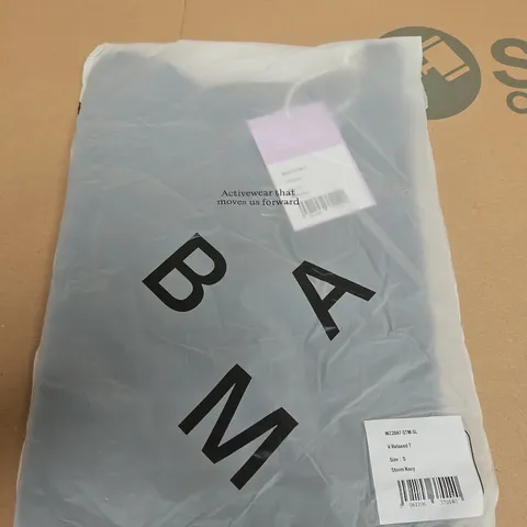 BAM V RELAXED T-SHIRT – STORM NAVY, UK SIZE S