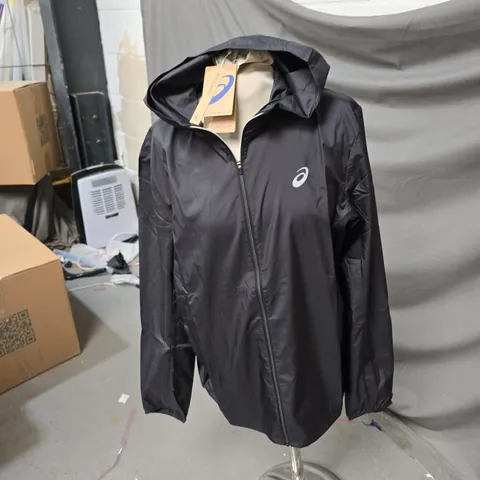 ASICS CORE JACKET – RUNNING, MEN'S, BLACK, SIZE M