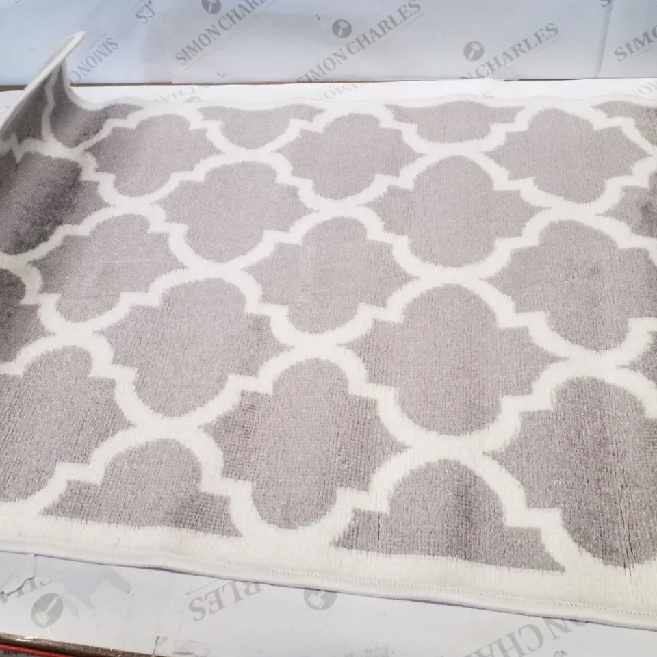 BRAND NEW PACO HOME SINAI 66 RUG IN GREY - 60×100CM