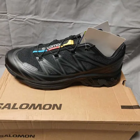 SALOMON XT-6 TRAIL RUNNING SHOES – BLACK/BLACK/PHANTOM, MEN'S UK 10.5