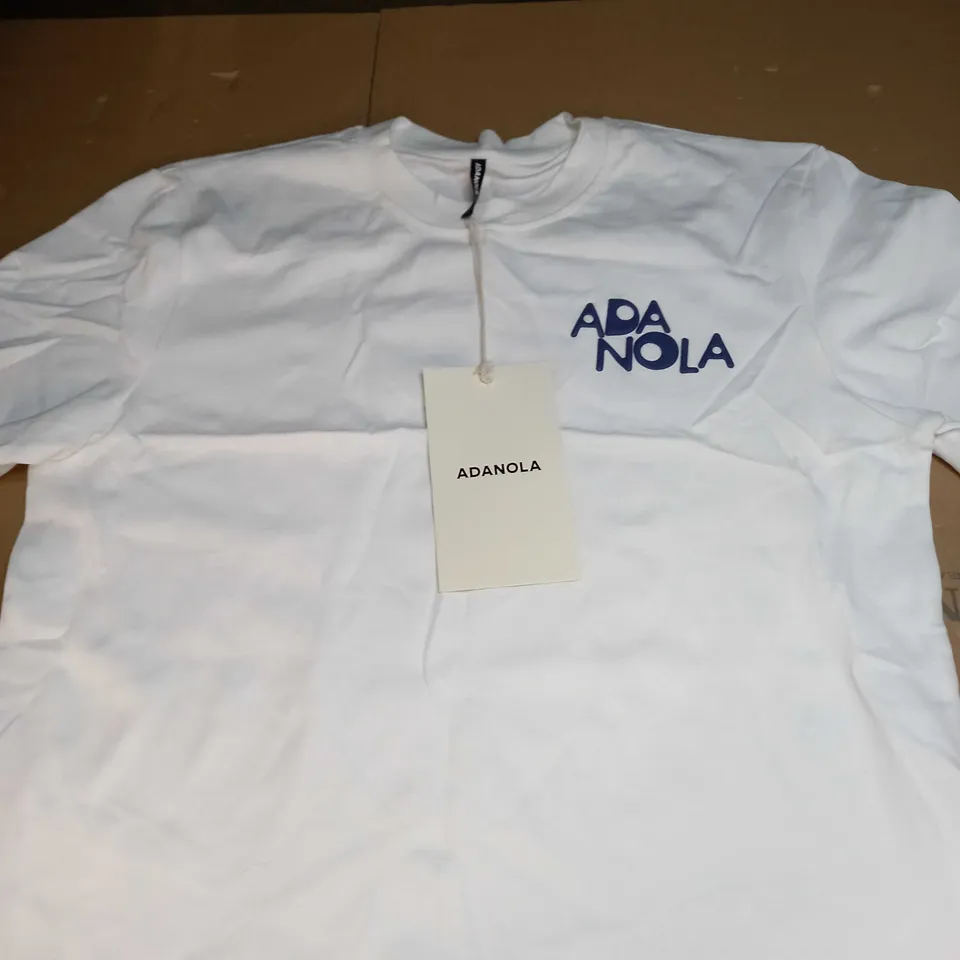 ADANOLA ACTIVE SHORT SLEEVE T-SHIRT SIZE S