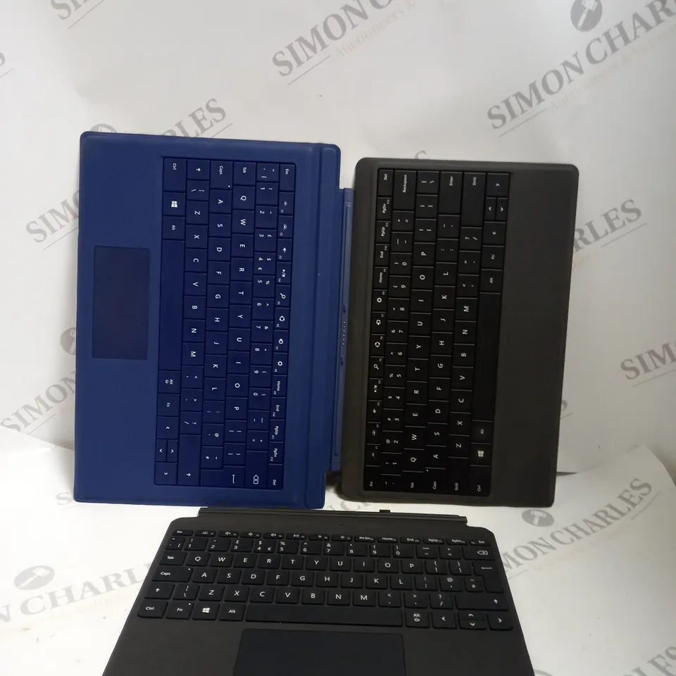 BOX OF APPROX 10 MICROSOFT SURFACE KEYBOARD ATTACHMENT. 