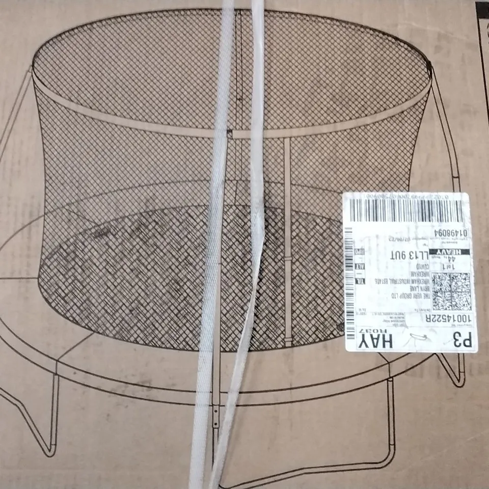 BOXED SPORTSLINE 10FT BOUNCE PRO TRAMPOLINE WITH ENCLOSURE RRP £169.99
