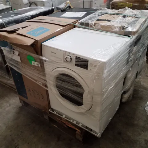 PALLET OF APPROXIMATELY 4 UNPROCESSED RAW RETURN WHITE GOODS TO INCLUDE