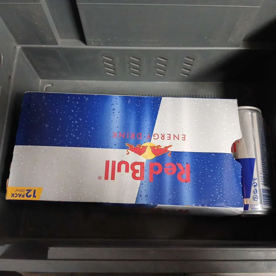 BOX OF APPROX 12 RED BULL ENERGY DRINK - COLLECTION ONLY