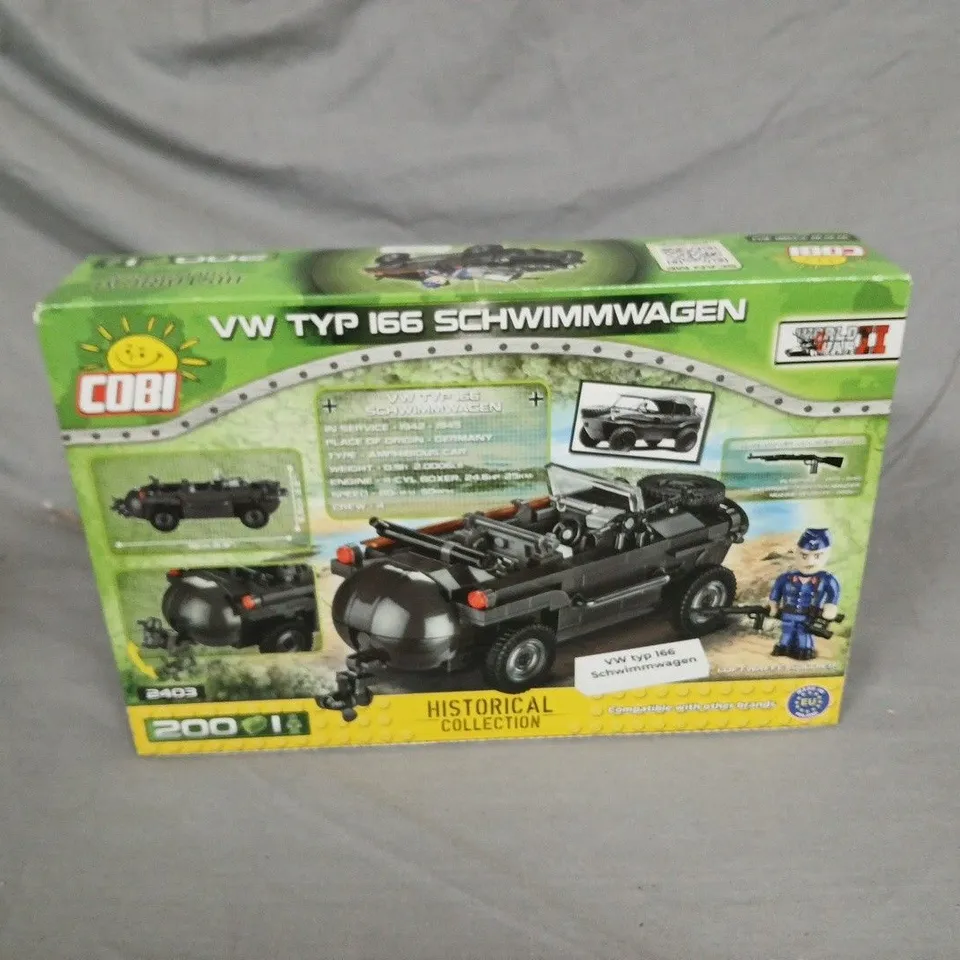 COBI VW TYP 166 SCHWIMMWAGEN – HISTORICAL COLLECTION, 200 PIECES