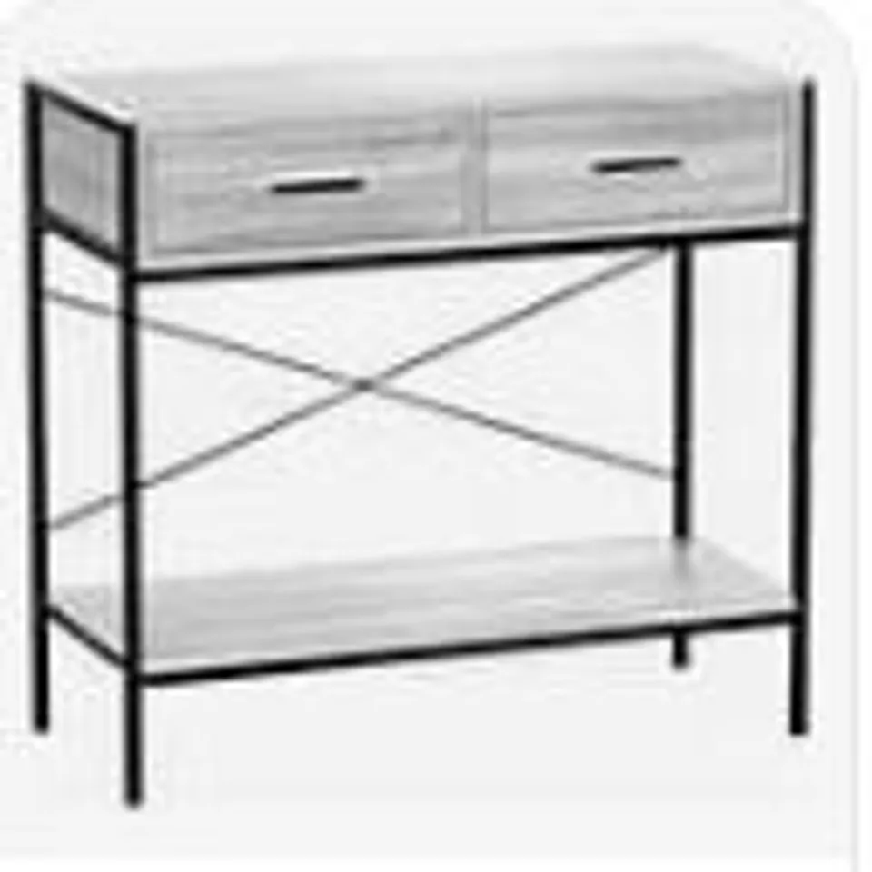 BOXED VIDA BROOKLYN CONSOLE TABLE - GREY (1 BOX)
