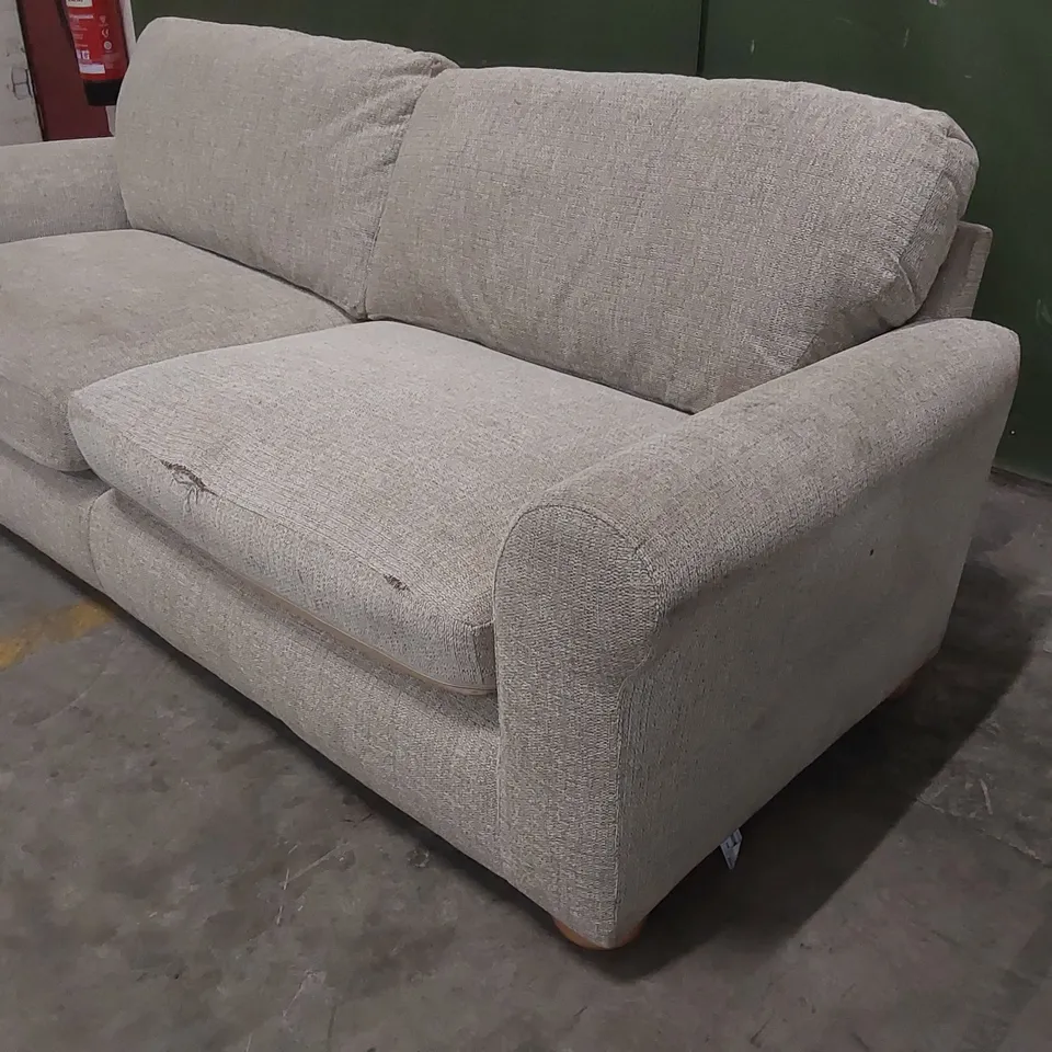 DESIGNER BAILEY FABRIC 3 SEATER SOFA 